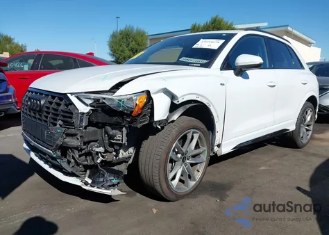 2021 Audi Q3 Premium 45 Tfsi S Line Quattro Tiptronic z USA, uszkodzony, nr VIN WA1DECF35M1137595